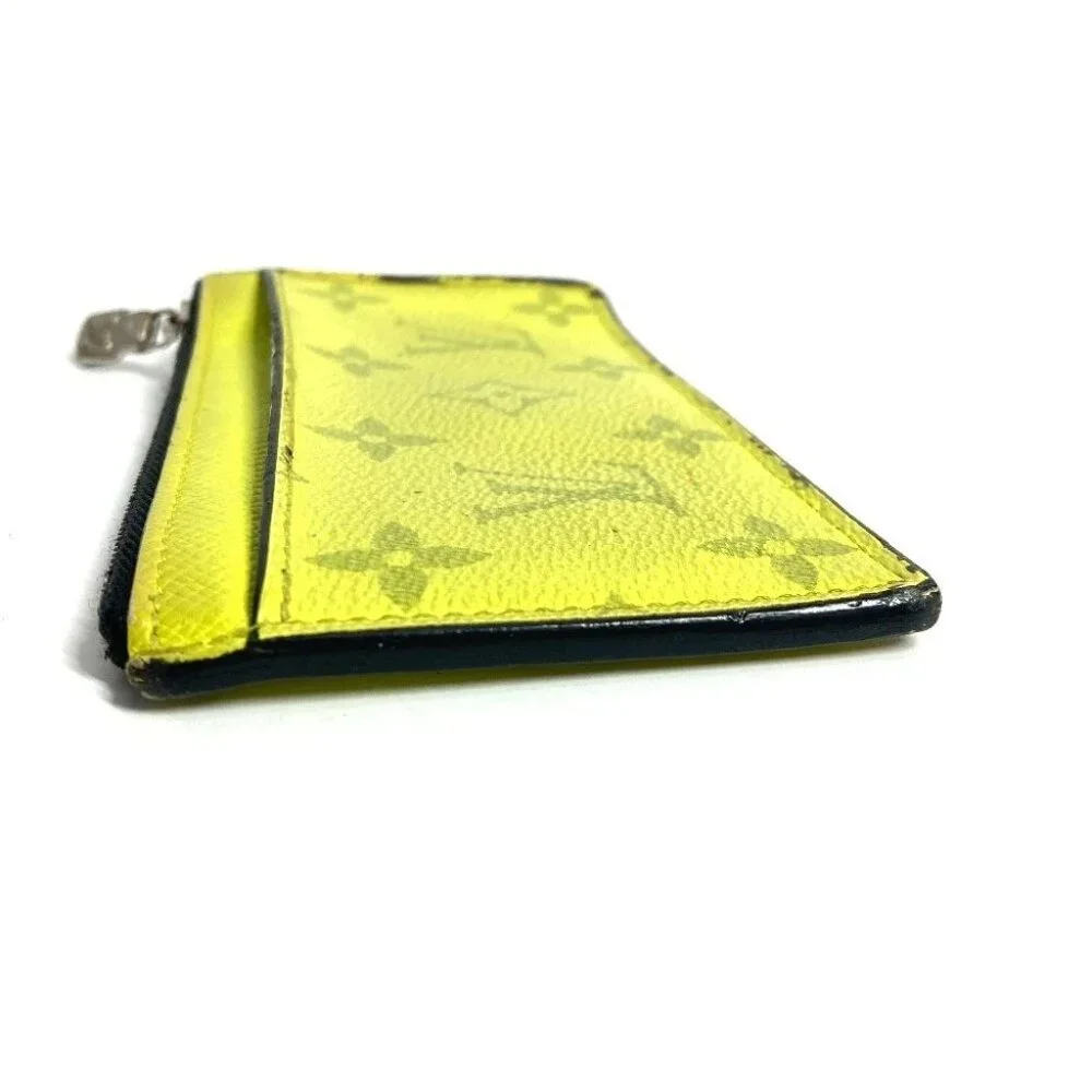 LOUIS VUITTON M30950 Taigalama Coin card-holder Wallet Coin Case coin purse